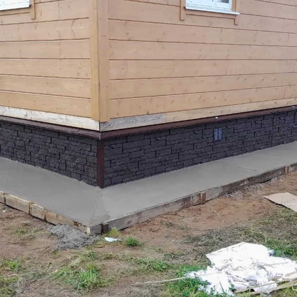 Устройство отмостки в СНТ Дунай
